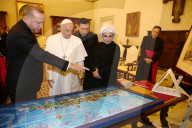 NEWS - Ausschreitungen während Staatsbesuch von Recep TayyipErdogan beim Papst