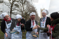 FEATURE -  Pancake Rennen in Grossbritannien