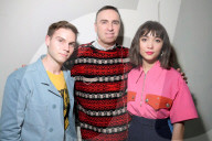 PEOPLE - New York Fashion Week: Promis posieren an der Calvin Klein Show