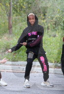 EXKLUSIV - Energiebündel: Jaden Smith albert mit einem Kumpel herum
