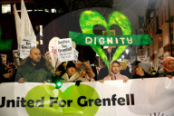 NEWS - London: Allmonatlicher Schweigemarsch für die Opfer von Grenfell