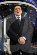 NEWS - Rom: Silvio Berlusconi in der TV-Talk-Show "Porta a Porta"