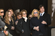 Hommage populaire a Johnny Hallyday. Eglise de la Madeleine