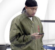 EXKLUSIV - Tyga bei der Sicherheitskontrolle am Flughafen von LA
