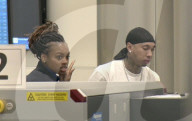 EXKLUSIV - Tyga bei der Sicherheitskontrolle am Flughafen von LA