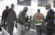EXKLUSIV - Tyga bei der Sicherheitskontrolle am Flughafen von LA