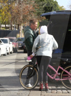 EXKLUSIV - David Hasselhoff mit Hayley und Hund nach der Velotour in LA