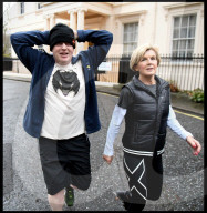 NEWS - London: Boris Johnson joggt mit Julie Bishop
