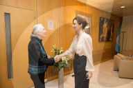 PEOPLE - Affen-Forschering Jane Goodall auf Besuch in Paris