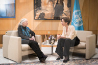 PEOPLE - Affen-Forschering Jane Goodall auf Besuch in Paris