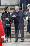 PEOPLE - Kopenhagen: Königin Margrethe hinter dem Sarg bei der Beerdigung von Prinz Henrik