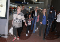 PEOPLE - Johnny Hallyday mit Laeticia und Elyette Boudou