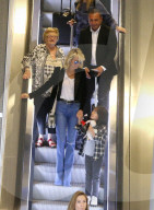 PEOPLE - Johnny Hallyday mit Laeticia und Elyette Boudou