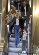 PEOPLE - Johnny Hallyday mit Laeticia und Elyette Boudou