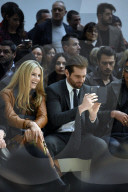 PEOPLE - Mailand Fashionweek: Michelle Hunziker mit Tomaso und weiteren Promis bei Trussardi