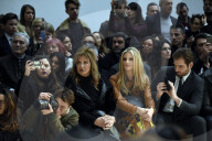 PEOPLE - Mailand Fashionweek: Michelle Hunziker mit Tomaso und weiteren Promis bei Trussardi