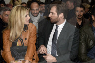 PEOPLE - Mailand Fashionweek: Michelle Hunziker mit Tomaso und weiteren Promis bei Trussardi