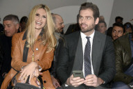 PEOPLE - Mailand Fashionweek: Michelle Hunziker mit Tomaso und weiteren Promis bei Trussardi