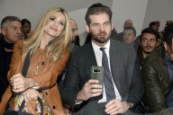 PEOPLE - Mailand Fashionweek: Michelle Hunziker mit Tomaso und weiteren Promis bei Trussardi