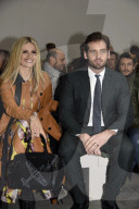 PEOPLE - Mailand Fashionweek: Michelle Hunziker mit Tomaso und weiteren Promis bei Trussardi