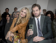 PEOPLE - Mailand Fashionweek: Michelle Hunziker mit Tomaso und weiteren Promis bei Trussardi