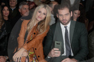 PEOPLE - Mailand Fashionweek: Michelle Hunziker mit Tomaso und weiteren Promis bei Trussardi