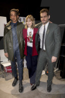 PEOPLE - Mailand Fashionweek: Michelle Hunziker mit Tomaso und weiteren Promis bei Trussardi