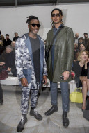 PEOPLE - Mailand Fashionweek: Michelle Hunziker mit Tomaso und weiteren Promis bei Trussardi