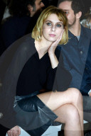 PEOPLE - Mailand Fashionweek: Michelle Hunziker mit Tomaso und weiteren Promis bei Trussardi