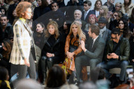 PEOPLE - Mailand Fashionweek: Michelle Hunziker mit Tomaso und weiteren Promis bei Trussardi