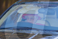 PEOPLE - Queen Elizabeth fährt ohne Prinz Philip zur Kirche