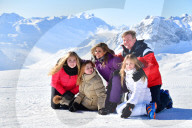 PEOPLE - Niederländische Royals posieren beim Skifahren in Lech