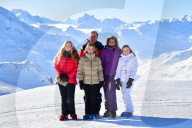 PEOPLE - Niederländische Royals posieren beim Skifahren in Lech