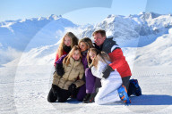 PEOPLE - Niederländische Royals posieren beim Skifahren in Lech