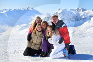 PEOPLE - Niederländische Royals posieren beim Skifahren in Lech