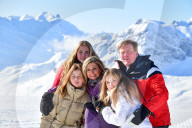PEOPLE - Niederländische Royals posieren beim Skifahren in Lech