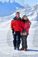 PEOPLE - Niederländische Royals posieren beim Skifahren in Lech