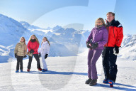 PEOPLE - Niederländische Royals posieren beim Skifahren in Lech