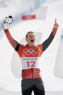 OLYMPIA 2018 - Nevin Galmarini gewinnt den Männer Parallel-Riesenslalom