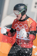 OLYMPIA 2018 - Nevin Galmarini gewinnt den Männer Parallel-Riesenslalom