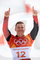 OLYMPIA 2018 - Nevin Galmarini gewinnt den Männer Parallel-Riesenslalom