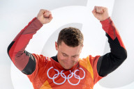 OLYMPIA 2018 - Nevin Galmarini gewinnt den Männer Parallel-Riesenslalom