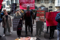 NEWS - Mailand Fashion Week: Anti Pelz Proteste