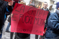 NEWS - Mailand Fashion Week: Anti Pelz Proteste