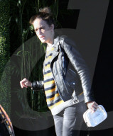 EXKLUSIV - Samantha Ronson bestaunt den Nachwuchs  im Chateau Marmont