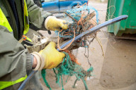 REPORTAGE - Big Spring Beach Clean: Surfer putzen den Strand in Saunton Sands in Devon