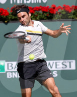 PEOPLE - Tennis BNP Parisbas: Roger Federer gegen Filip Krajinovic 