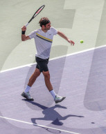 PEOPLE - Tennis BNP Parisbas: Roger Federer gegen Filip Krajinovic 