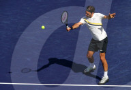 PEOPLE - Tennis BNP Parisbas: Roger Federer in Indian Wells