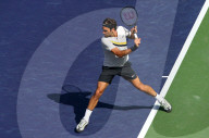 PEOPLE - Tennis BNP Parisbas: Roger Federer in Indian Wells